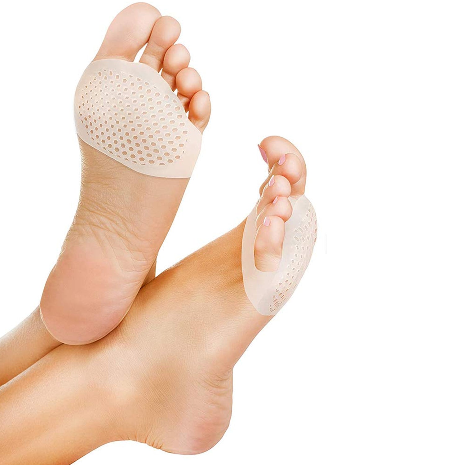 6862 Silicone Front Foot Pad Anti-Slip Insole for Pain Relief, for Forefoot Pain, Calluses, Blisters, Forefoot Cushioning Relief- Men Women (1 Pair) 6862 Silicone Front Foot Pad Anti-Slip Insole for Pain Relief, for Forefoot Pain, Calluses, Blisters, Forefoot Cushioning Relief- Men Women (1 Pair)